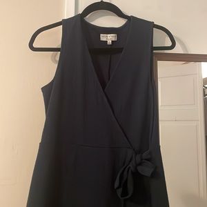 Madewell Texture & Thread Navy Dress